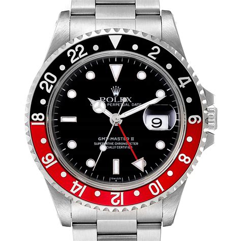 rolex black and red bezel.